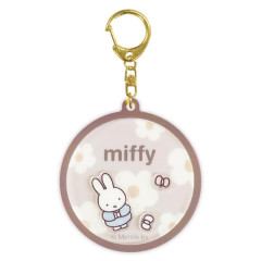 Japan Miffy Shaka Shaka Keychain - Miffy : Butterfly Flower