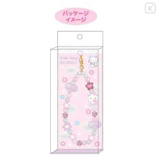 Japan Sanrio 90s Phone Strap - Hello Kitty : Flower Fairy Pink - 2
