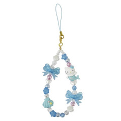 Japan Sanrio 90s Phone Strap - Hello Kitty : Mermaid Blue