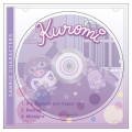Japan Sanrio Memo Pad CD Style - Kuromi : Happy Day - 1