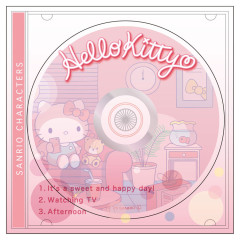 Japan Sanrio Memo Pad CD Style - Hello Kitty : Happy Day