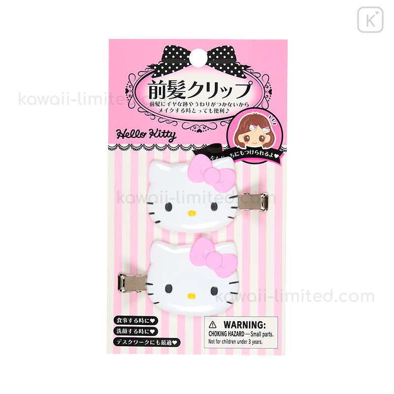まぁぶぼんfanakapan Hellooo Kitty Main Japan Sanrio Original Bangs Clip Set - Hello Kitty : Pink