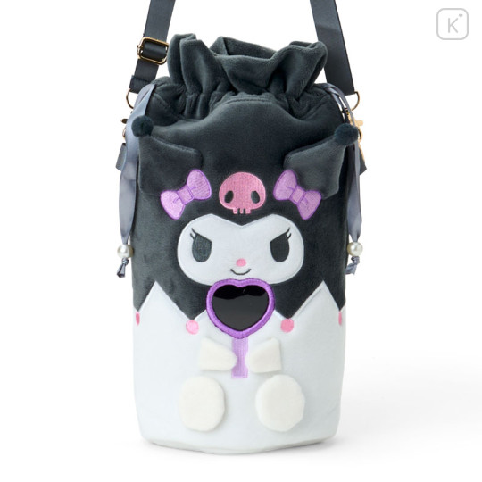 Japan Sanrio Original Penlight Shoulder Pouch - Kuromi : Enjoy Idol - 2