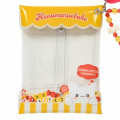 Japan Sanrio Original Clear Pouch with Carabiner - Hanamaruobake : I Love Sweets - 3