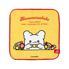Japan Sanrio Original Handkerchief - Hanamaruobake : I Love Sweets