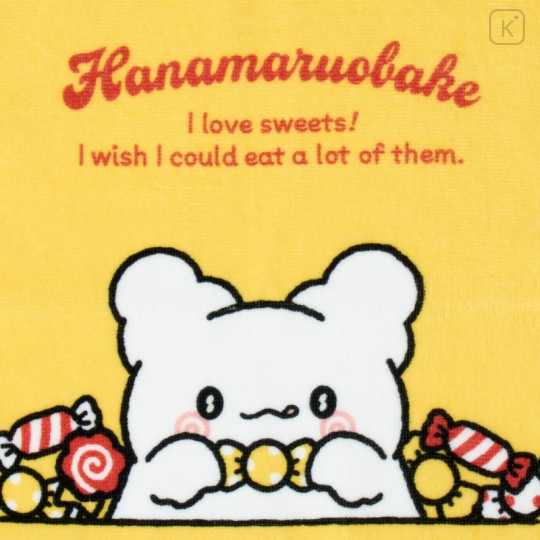 Japan Sanrio Original Handkerchief - Hanamaruobake : I Love Sweets - 2
