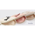 Japan Miffy Quilted Flat Mini Pouch - Miffy : My Favourite Ribbon Ivory - 2