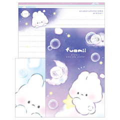 Japan Fuamii Letter Writing Set - Bunny Night Sky