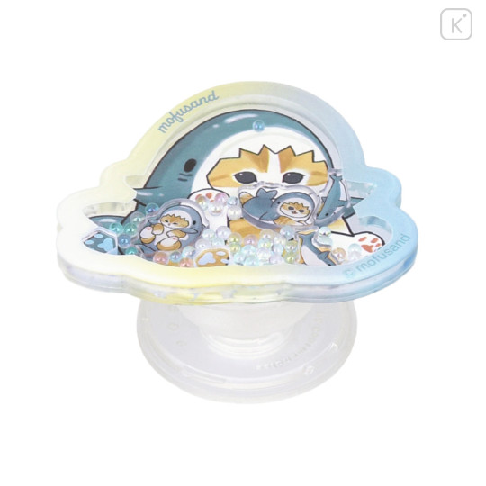 Japan Mofusand Pocopoco Smartphone Grip - Cat Shark : Shaka Shaka Bead - 1