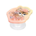 Japan Mofusand Pocopoco Smartphone Grip - Cat Ice Cream : Shaka Shaka Bead - 1