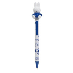 Japan Miffy Action Mascot Ballpoint Pen - Miffy : Writing Letter Blue