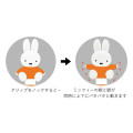 Japan Miffy Action Mascot Ballpoint Pen - Miffy : Knitting Orange - 3