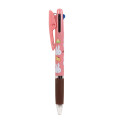 Japan Miffy Jetstream 3 Color Multi Ballpoint Pen - Miffy : Butterfly Flower Pink - 1