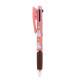 Japan Miffy Jetstream 3 Color Multi Ballpoint Pen - Miffy : Butterfly Flower Pink