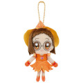 Japan Ojamajo Doremi Ballchain Mascot Felt Plush - Hazuki - 1