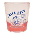 Japan Peanuts Acrylic Tumbler - Snoopy & Woodstock : Chill Life Cherry Pink - 1