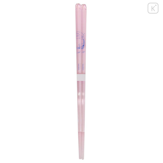 Japan Peanuts Clear Chopsticks 23cm - Snoopy & Woodstock : Chill Life Pink - 1