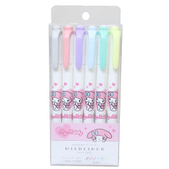 Japan Sanrio Mildliner Double-Sided Highlighter Set - My Melody : Love