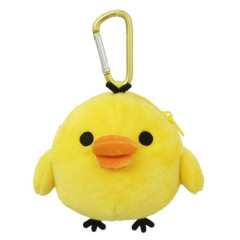 Japan San-X Mini Plush Pouch with Carabiner - Kiiroitori
