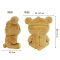 Japan San-X Mini Plush Pouch with Carabiner - Rilakkuma - 2