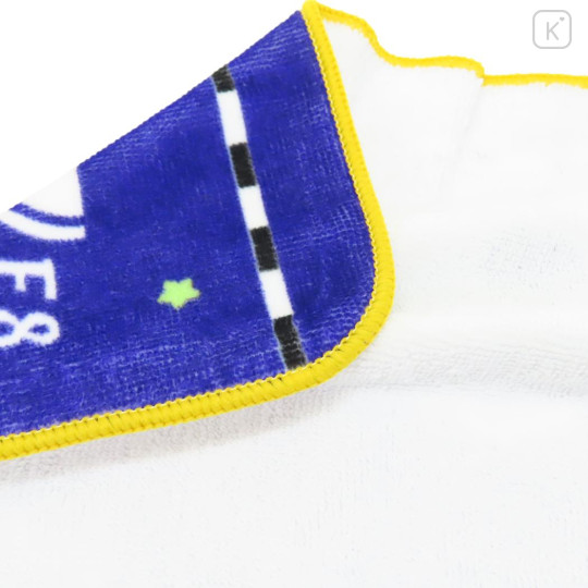 Japan Sanrio × JR East Mini Towel Handkerchief - Badtz-maru : Charaful Liner - 2