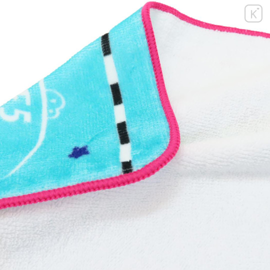 Japan Sanrio × JR East Mini Towel Handkerchief - Hangyodon : Charaful Liner - 2
