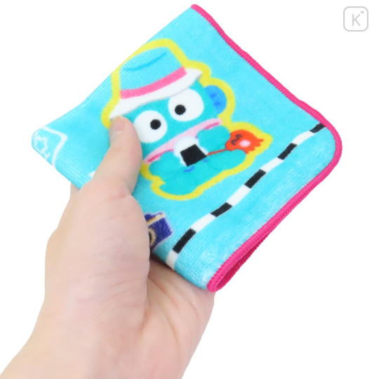 Japan Sanrio × JR East Mini Towel Handkerchief - Hangyodon : Charaful Liner - 3