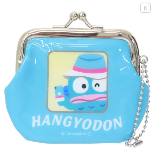 Japan Sanrio × JR East Gamaguchi Mascot Coin Case - Hangyodon : Charaful Liner - 1