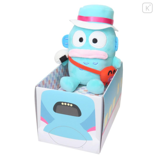 Japan Sanrio × JR East Plush Toy - Hangyodon : Charaful Liner Shinkansen Box - 1