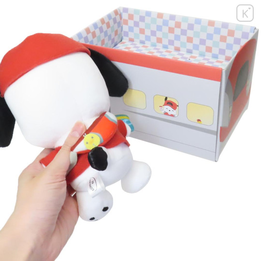 Japan Sanrio × JR East Plush Toy - Pochacco : Charaful Liner Shinkansen Box - 2