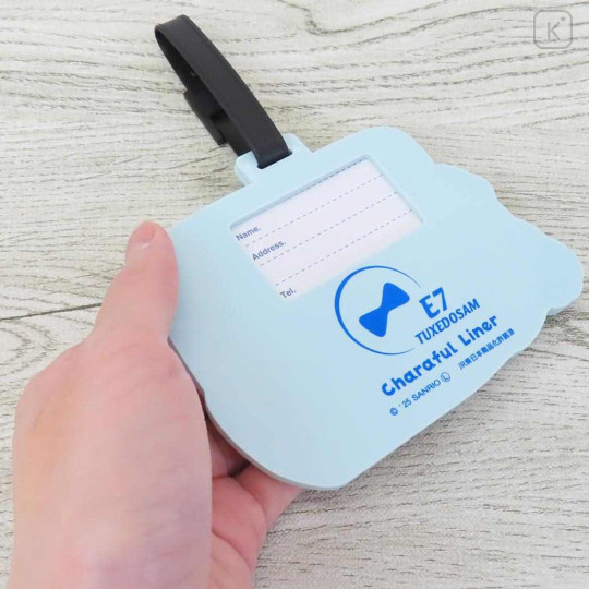 Japan Sanrio × JR East Luggage Tag - Tuxedo Sam : Charaful Liner - 2