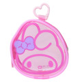 Japan Sanrio Mascot Mini Pouch with Carabiner - My Melody : Face - 1