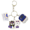 Japan Sanrio × JR East Acrylic Keychain 3 Charm - Badtz-maru : Charaful Liner - 1