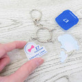 Japan Sanrio × JR East Acrylic Keychain 3 Charm - Tuxedo Sam : Charaful Liner - 2