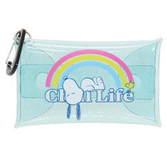 Japan Peanuts Clear Multi Case (S) - Snoopy : Chill Life Mint