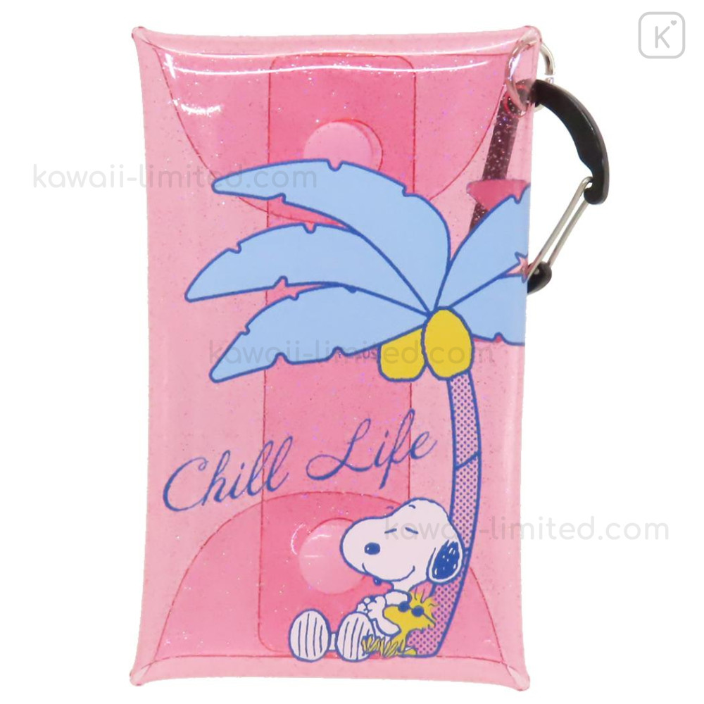 Japan Peanuts Clear Multi Case (S) - Snoopy & Woodstock