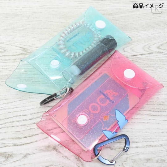 Japan Peanuts Clear Multi Case (S) - Snoopy & Woodstock : Chill Life Pink - 3