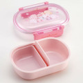 Japan San-X Bento Lunch Box 360ml - Funwarinecolon : Clear Pink - 2