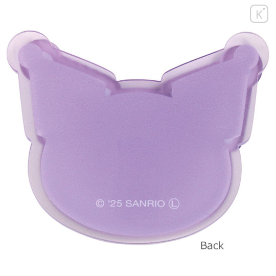 Japan Sanrio Memo Clip Stand & Memo Pad - Kuromi : Face - 2