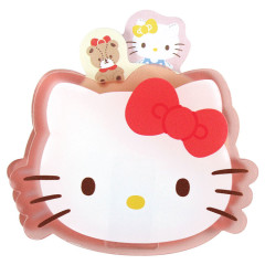 Japan Sanrio Memo Clip Stand & Memo Pad - Hello Kitty : Face