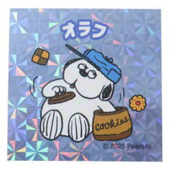 Japan Peanuts Glitter Hologram Sticker - Snoopy : Brother Olaf