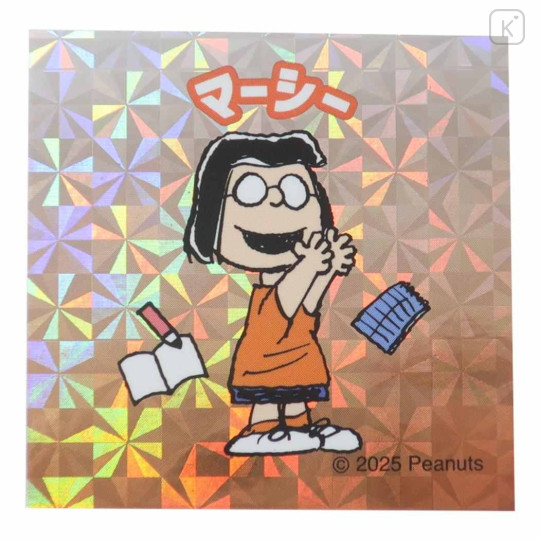 Japan Peanuts Glitter Hologram Sticker - Peanuts : Marcie - 1