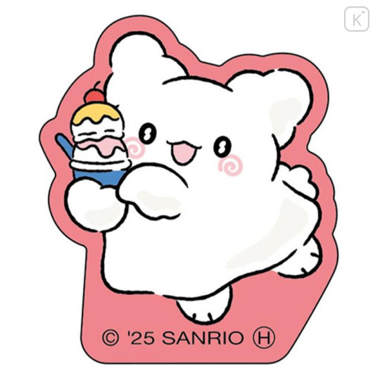 Japan Sanrio Luminous Big Sticker - Hanamaruobake : Ice Cream - 1
