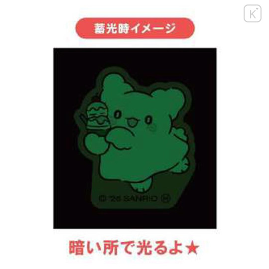Japan Sanrio Luminous Big Sticker - Hanamaruobake : Ice Cream - 2
