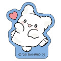 Japan Sanrio Luminous Big Sticker - Hanamaruobake : Love - 1