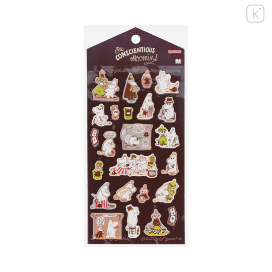 Japan Moomin Marshmallow Stickers - Friends A - 1