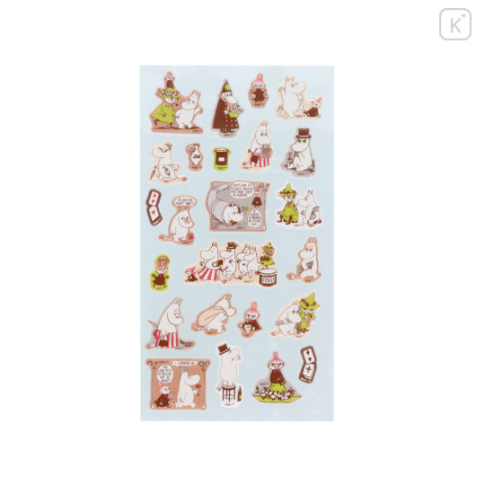 Japan Moomin Marshmallow Stickers - Friends A - 2