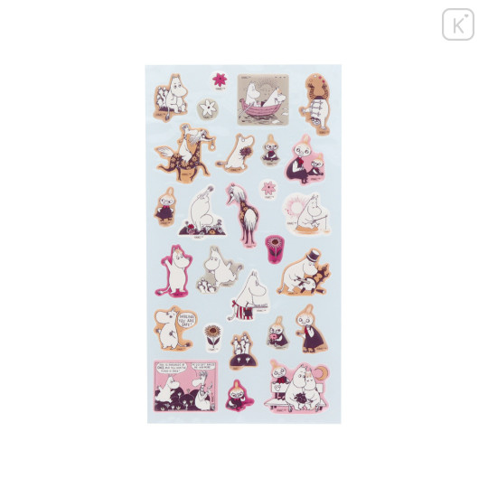 Japan Moomin Marshmallow Stickers - Friends B - 2