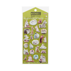 Japan Moomin Marshmallow Stickers - Friends C