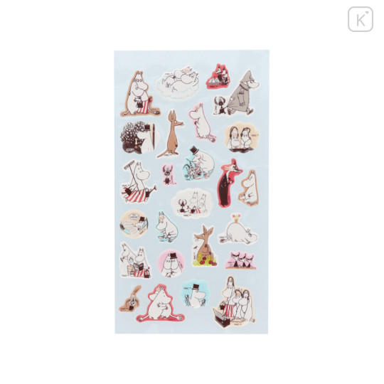 Japan Moomin Marshmallow Stickers - Friends C - 2